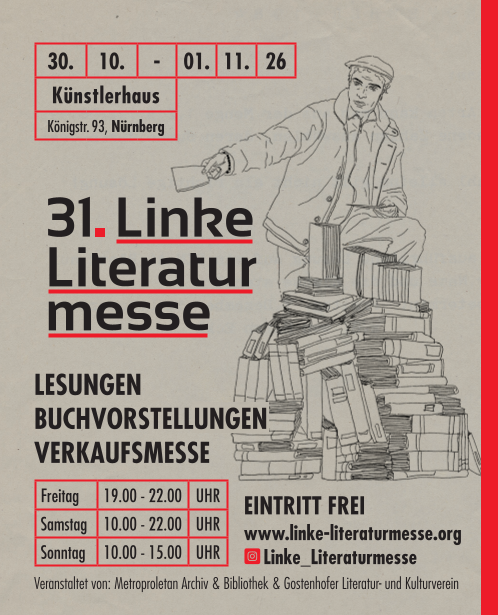 Sa 31.10. 31. Linke Literatur Messe